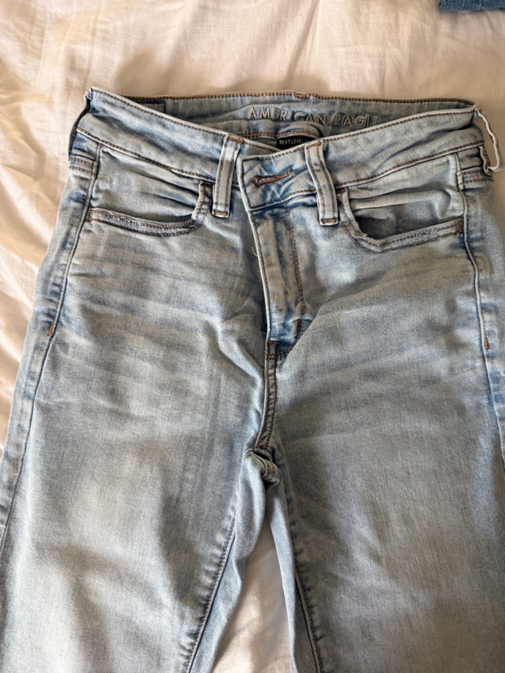 American Eagle Light Blue Denim Jeans - Next Level